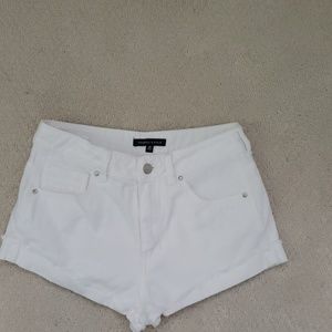 Kendall & Kylie White Denim Shorts